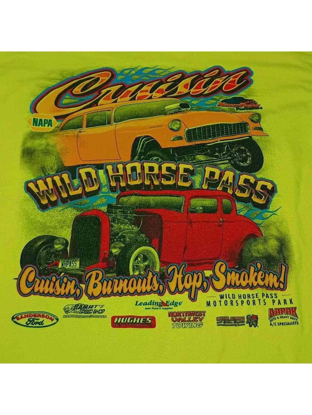 Gildan Men's Yellow and Green Tshirt
